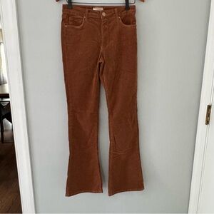 Kut from the Kloth Carmel Corduroy Ana High Rise Flare Pants